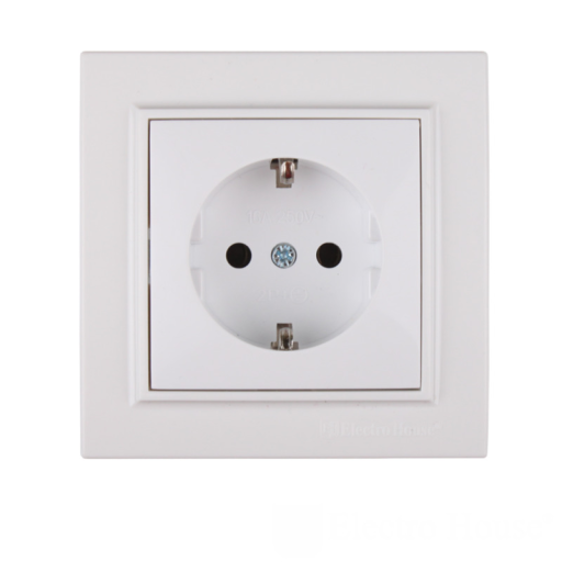 Розетка с заземлением Enzo EH-2109