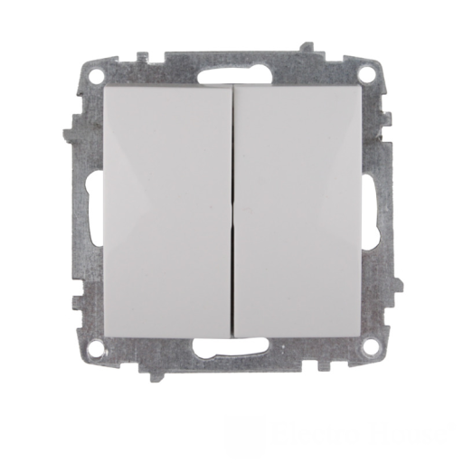 Механизм выключателя двойного Enzo EH-2122