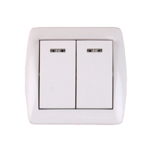 Выключатель двойной с подсветкой Acura