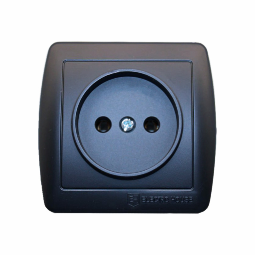 Розетка без заземления Acura Grafit