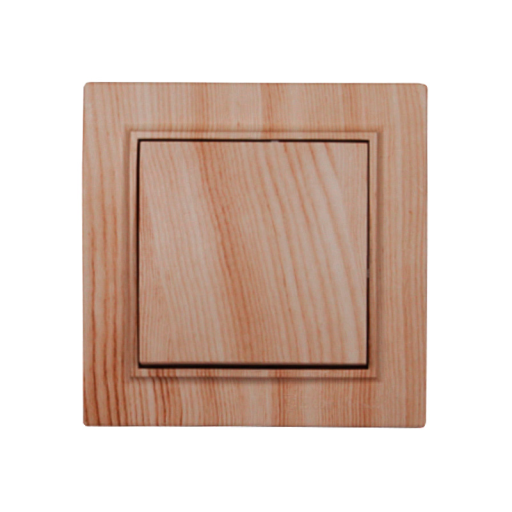 Выключатель светлое дерево Enzo