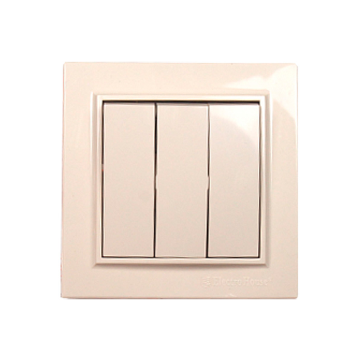 Выключатель тройной латте Enzo EH-2185