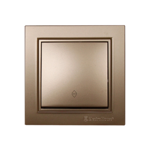 Выключатель проходной золото Enzo EH-2186-LG