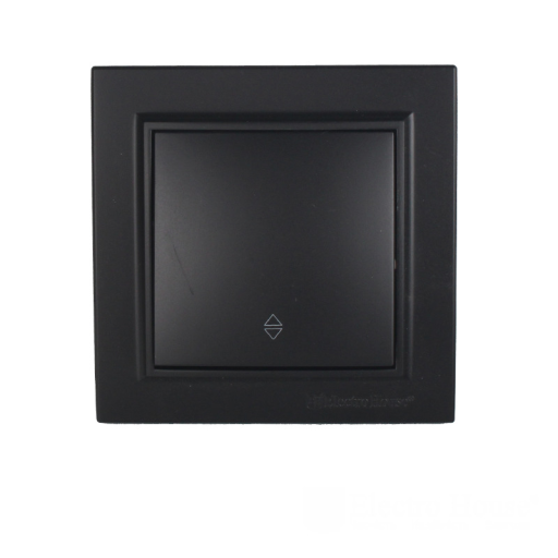 Выключатель проходной графит Enzo ЕН-2186-PG