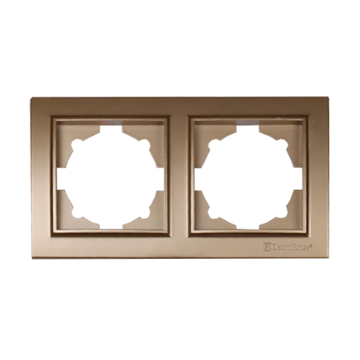 Рамка двойная роскошно золотой Enzo