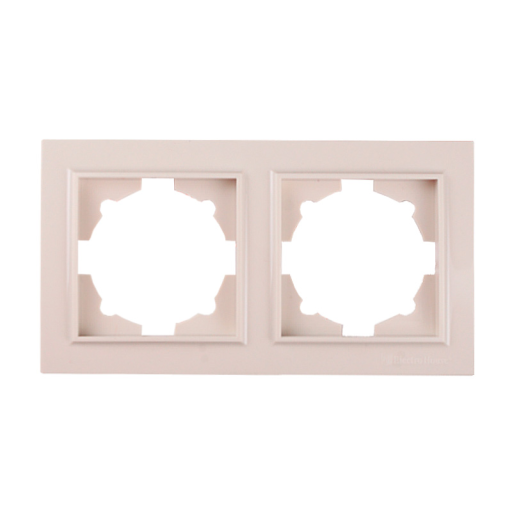 Рамка двойная латте Enzo EH-2201