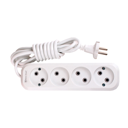 Удлинитель 4 гнезда без заземления, длина 3 м.