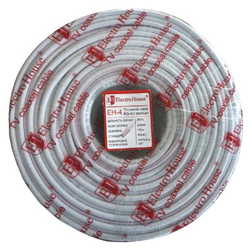 Телевизионный (коаксиальный) кабель RG-6U EH-4