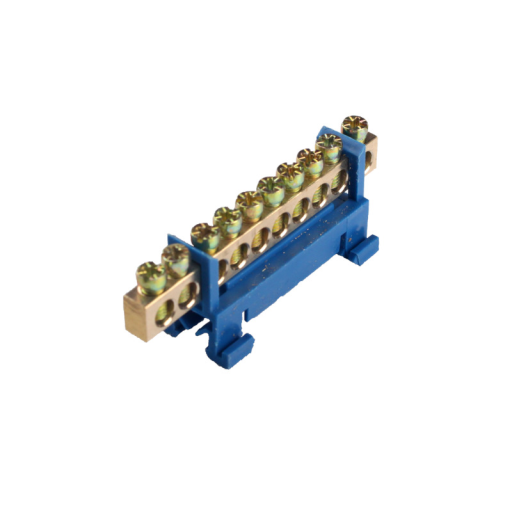 Шина нулевая 10 отверстий на DIN рейку