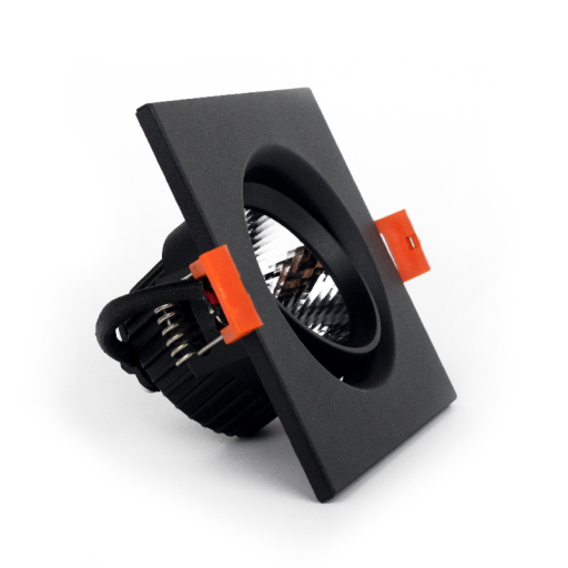 LED светильник потолочный чёрный 5W угол поворота 45°