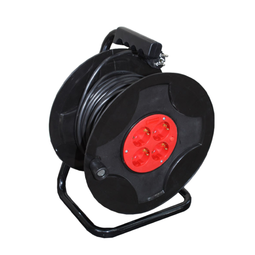 Удлинитель на катушке 20 метров 4 гнезда