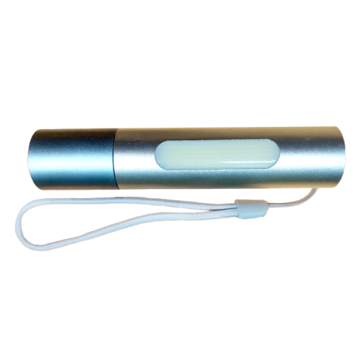 Фонарик с боковым светом и аккумулятором серый EH-FL-G10