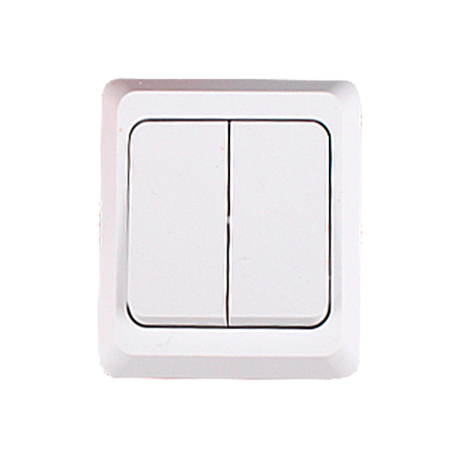 Выключатель  двойной Hummer IP54 EH-HM-36