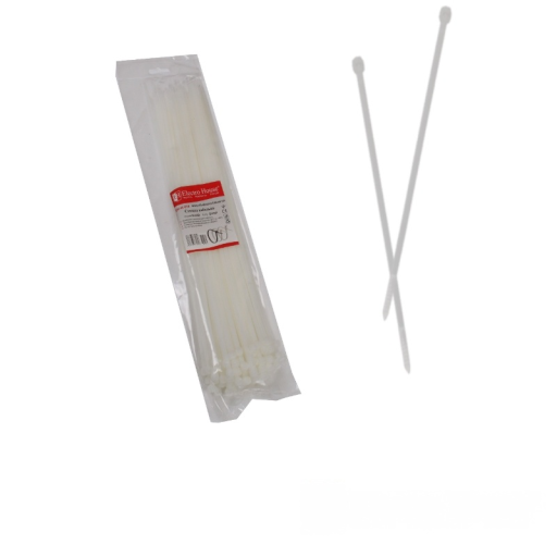 Стяжка кабельная белая 5x350