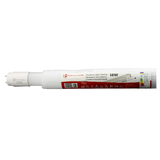 LED лампа линейная T8 18W 1200 мм.