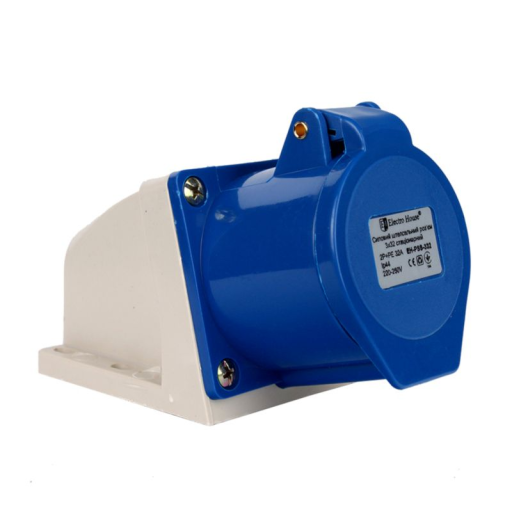 Силовой разъем стационарный (розетка) 3х32