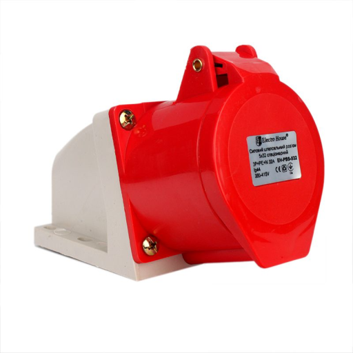 Силовой разъем стационарный (розетка)  5х32