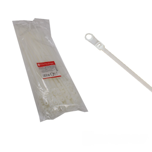 Стяжка кабельная с кольцом 8x400